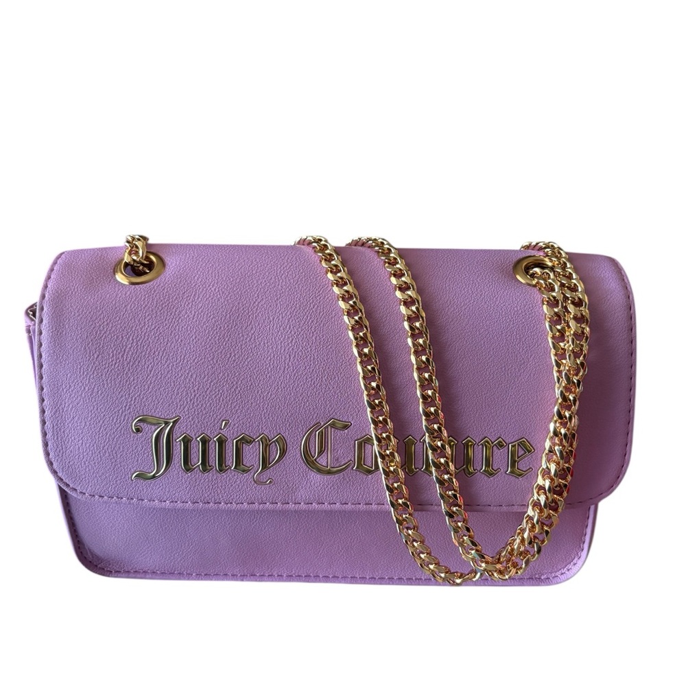 Juicy Couture Purple and Gold Crossbody Bag